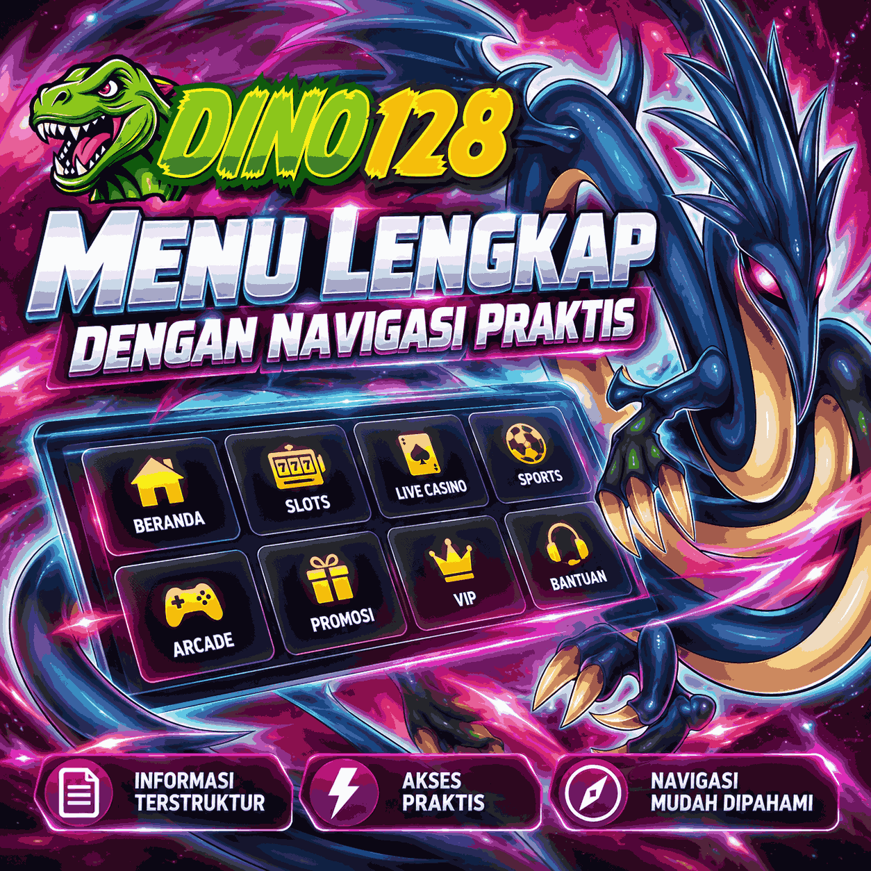 DINO128 Banner